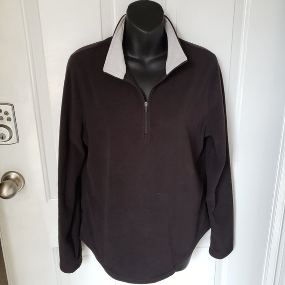 Danskin Dark Brown Long-Sleeve Size 10 Sweater (T3)
